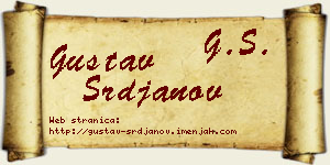 Gustav Srđanov vizit kartica